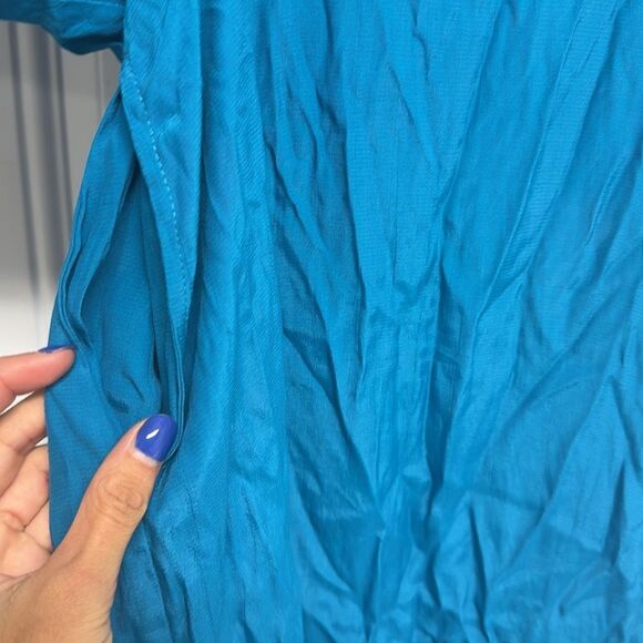 SWF Atrtisa Plunge Maxi Dress - Teal BRAND NEW Size Oversized Sleeve - Picture 8 of 8